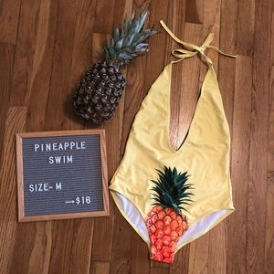 Pineapple Swimsuit NWOT